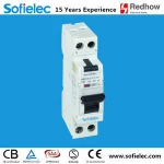 Australian hot selling 1P+N RCBO 6kA rcd residual circuit breaker 30ma mini rcbo SFRO16-32
