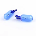 Auto car light bulb  Incandescent Bulb T10 NB W5W 501 12V 5W Natural Blue 194 2825 wedge base side light bulb lamp parking light