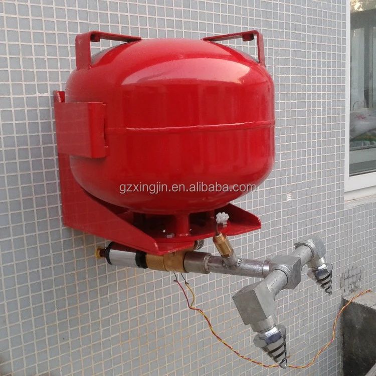 Auto hfc 227ea gas ceiling mount fm200 fire extinguisher system