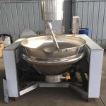 automatic fried rice noodle nuts dish pot wok with stirrer sauce mixing pot mixer