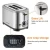 Import Automatic stainless steel electric double-slot toaster for home office use from China