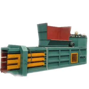 Automatic waste textile and used cloth carton recycle press baler baling Machine