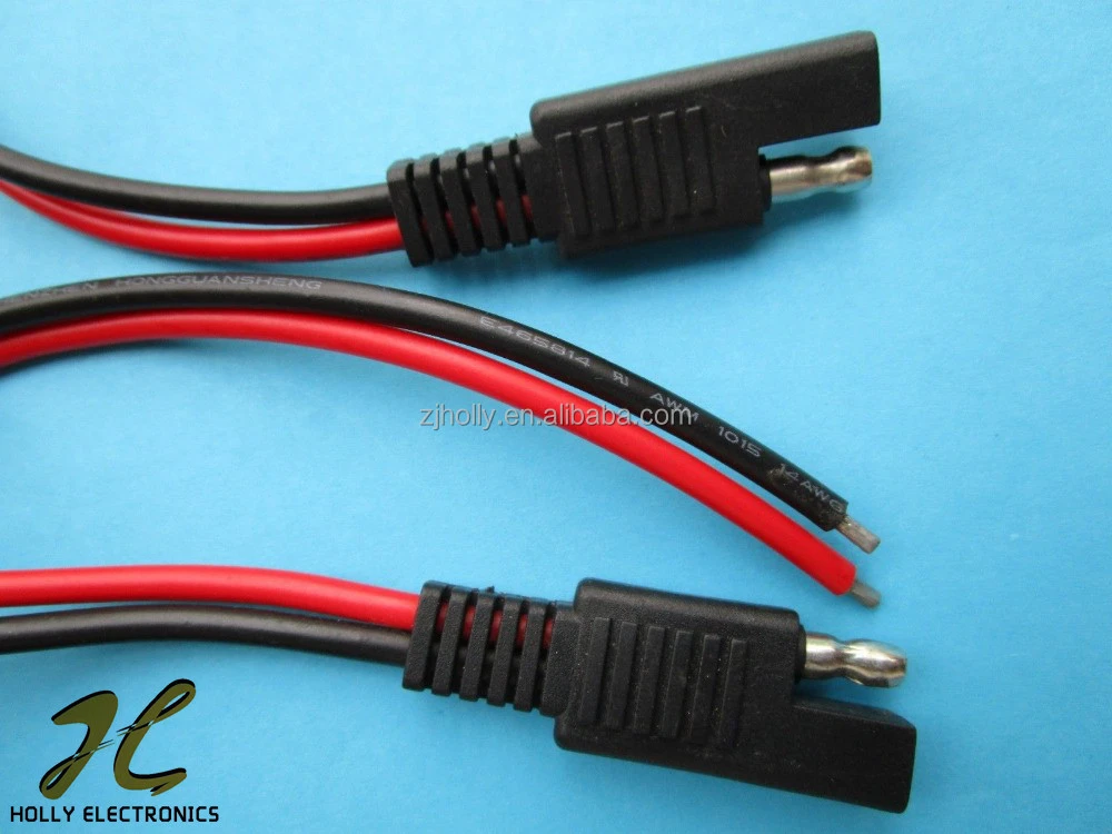 Automotive battery cable, power DC battery cable tender SAE connector