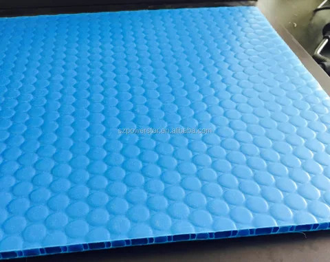 Automotive plastic hollow PP corrugated polypropylene honeycomb sheets