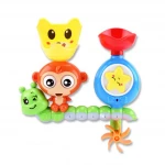 Baby bath toys Children play with water bath flowers sprinkling baby bath toys