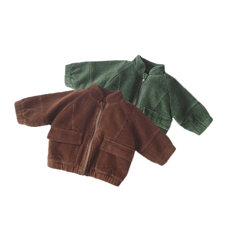 Baby Clothes Boutique Corduroy Winter Coats Plus Size Kids Toddler Coat Outwear baby boys&#x27; jackets