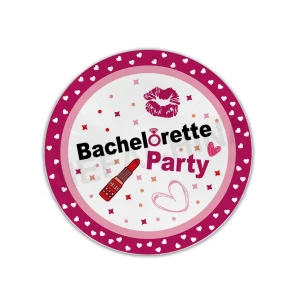 Bachelorette Party Decorations Kit | Bridal Shower Supplies - Include Paper plate, cups, banner and cutlery
