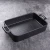 Import Baking Sheet Tray Black Ceramic Customized Pans Food Plate from China