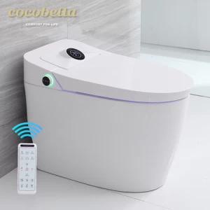 Bathroom auto  automatic washing and drying sanitary flush sensor bidet toilet smart intelligent toilet bowl