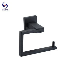Bathroom Square Towel Ring Black color Made in China