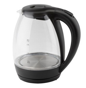 Best big brand names electric water glass heat kettle with blue light