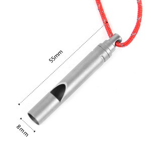 Best Emergency Survival High Db Titanium Safety Whistle For Outdoor Hiking
