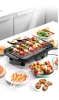 Best Indoor Portable Electric BBQ Hot Plate Ceramic Electric Smoke-less Grill takoyaki maker