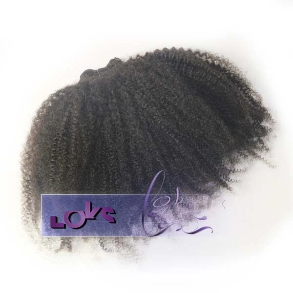 Best Mongolian afro kinky curly virgin hair Weave For 4c/4a/4b hair protective styles, 100% human Hair Extensions for sale