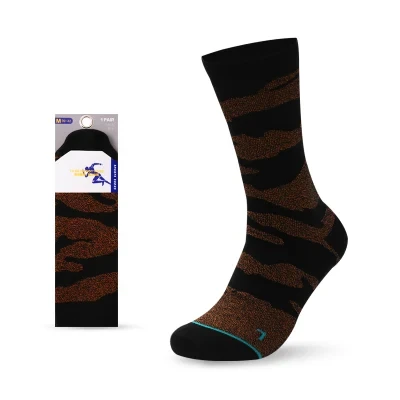 Best Quality Cotton Brown Leisure Sports Fashionable Socks