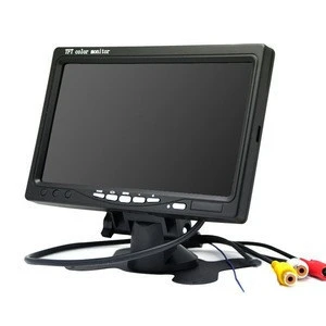 Best selling 7 inch tft lcd car monitor with AV input headrest monitor car rear view monitor