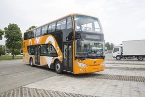 Best selling CNG double-decker city bus for sale