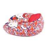 Best Selling Printed Soft Plush Micro Bead Pillow Neck Rest Airplane Travel Neck Pillow With Polystyrene Beads