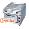 BESTCHER CATERING EQUIPMENT COOKING RANGE Electric Griddle(2/3 Flat&amp;1/3 Grooved) with Electric Oven,CE ,ROHS,IEC, SAA