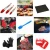 BHD Non-Stick Grillaholics Barbecue Gril PTFE Fire Retardant BBQ Blokker 30&quot;x58&quot; Grill Mesh Baking Mat Set of 5