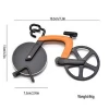Bicycle bike wheel 304 inox stainless steel design plastic pizza cutter