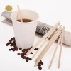 Biodegradable disposable hot drink beverage tea coffee hand wooden stir bar stirrer stick