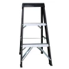 black coated aluminium single sided step ladder / ladder step / single side ladder