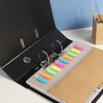 Black D ring lever arch file binder