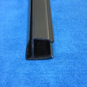 Black PVC products PVC U profile ISO9001 customized mould