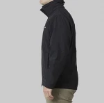 Black Softshell Warm Fleece lined Men Jackets Winter