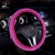 Bling colorful full diamond car steering wheel Cover Ordinary crystal flash hot drill non-slip steering wheel cover