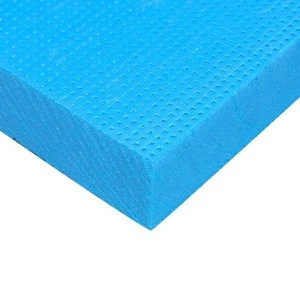 Blue XPS heat decorative wall Insulation Foam Board Extruded Polystyrene foam board