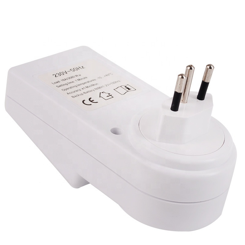 Buy Br Plug Digital Weekly Programmable Electrical Wall Plug-in Power ...