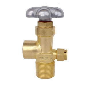 brass Nitrous Oxide cga326 pz27.8 gas cylinder valve