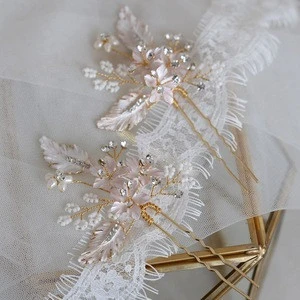 Bridal Dress Delicate Hair Clip Pin Accessories Wedding Party Headwear Baby Shower Bobby Pin Women Hair Forks