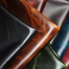 Bright Oil Wax Cowhide Top Layer Sofa Leather 2.0mm Retro Color-Changing Crazy Horse Leather Fabric Upholstery Material