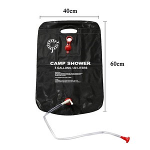 Camping Shower Bag Solar Energy Heating Outdoor Shower Bag for Outdoor Camping and Hiking