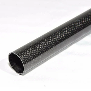 Carbon Fiber Tube OD 8mm* ID 6mm *1000mm 3K Roll Glossy Pipe 3K Roll Wrapped Carbon Fiber Tube with 100% full Carbon