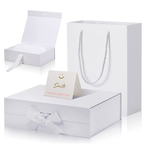 Buy Cardboard Gift Box Luxury Box With Changeable Ribbon And Magnetic ...