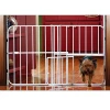 Carlson metal folding expandable pet dog gate with doors pet gate