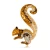 Import Cartoon Rhinestone Alloy Squirrel Brooch Pin Animal Brooches for Women Accessories from China
