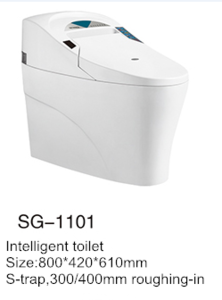 Ceramic bathroom intelligent automatic self-clean toilet seat JA1101