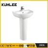 Chaozhou sanitary ware two piece toilet suite KL1806-3806