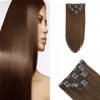 Cheap 7pcs Full Head Clip in Silky Straight Synthetic Hair Extensions