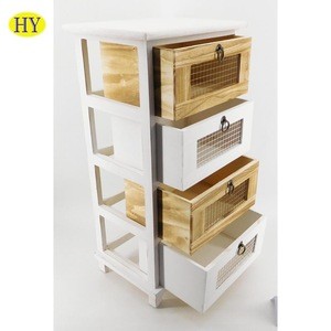Cheap Custom Living Room Furniture Wood Cabinet with 4 Drawers Wholesale