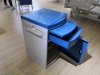 Cheap price with blue hospital bedside cabinet medical locker table for sale