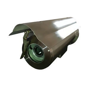 Cheap stainless steel anti explosion sun shield cctv camera housing with wiper