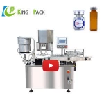 Chemical vial bottle dry powder filling machine