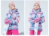 Children Outdoor Jumpsuit Set Waterproof Color Jacket Ski Pants Snowboard Snow Wear Kids Ski Jacket