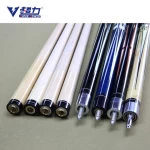 China factory 3/4 joint cue ash wood pool billiard cue with hand made